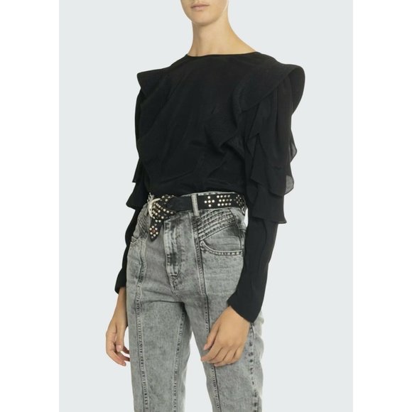 NEW NWT Constace Top Ruffle  Isabel Marant Etoile - Picture 1 of 10